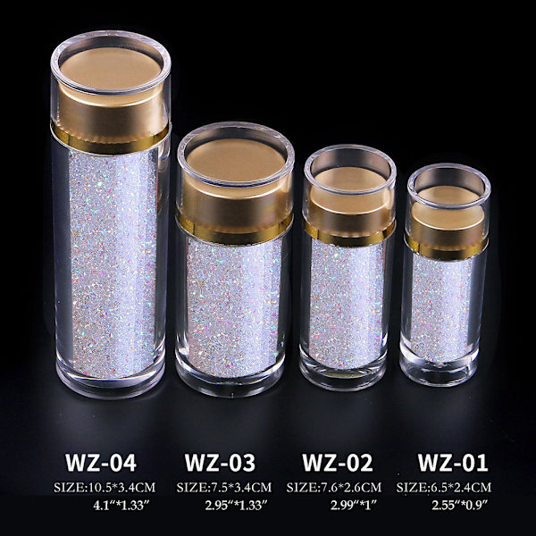 1 Flaska Nagelkonst Mikropärlor Rhinestones Kristaller Nagelglitter Rhinestones för DIY Dekoration 3D Nagelhantverk Tillbehör