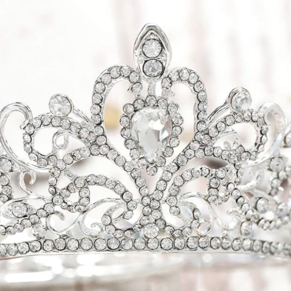 Vintage dronning tiara bryllup krone hoved og tilbehør
