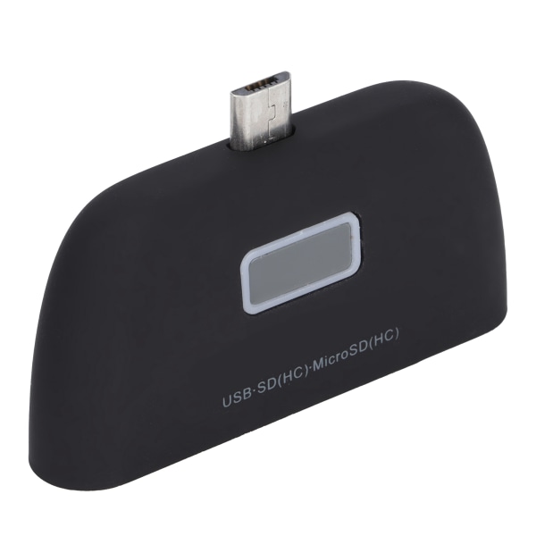 Mini Monitoiminen 4-in-1 Älylukulaite OTG Kortinlukija Micro USB Latausportilla