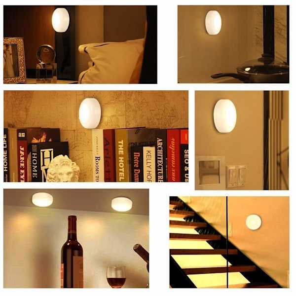 3-pack LED-spotlight med 2 fjärrkontroller