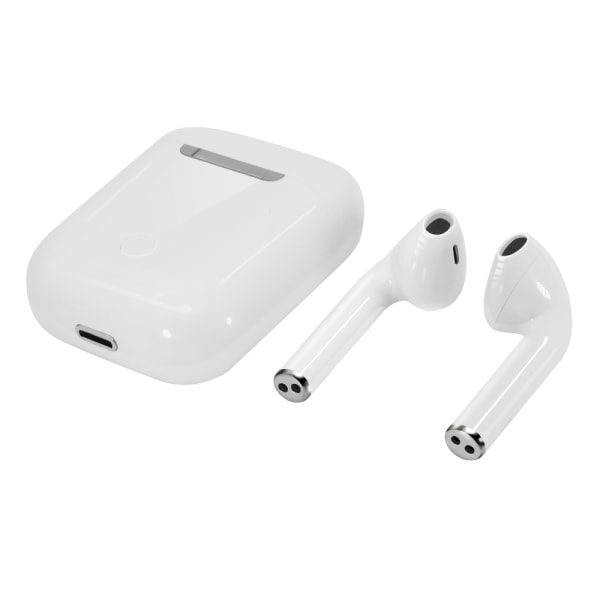 i12 trådlösa Bluetooth hörlurar TWS Touch Bluetooth hörlurar vit