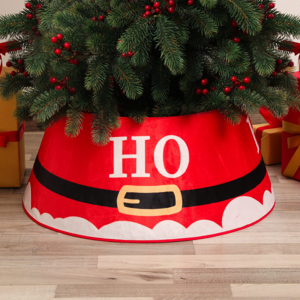 Christmas-Tree Skirt Christmas Tree Circumference Creative Printing Sequins Three-Dimensional Tree Bottom Decoration 1 55*72 * 18cm