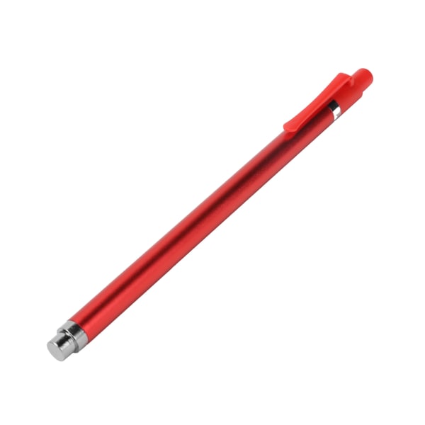 Pekskärmar Pennor Bärbar Kapacitiv Stylus Penna för IOS/Samsung/Huawei Phone Tablets Röd
