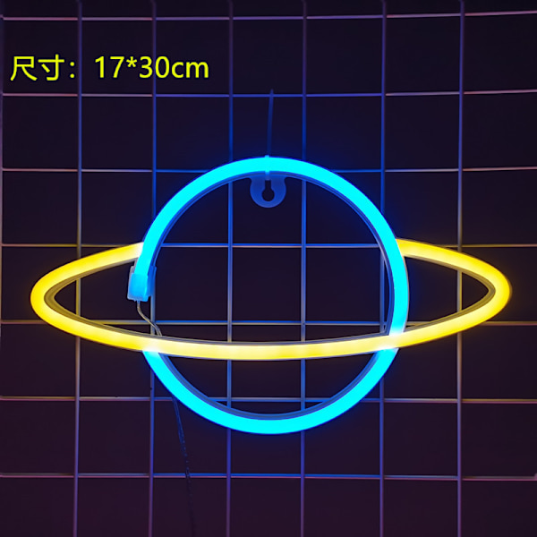 LED Planet Rocket Neonljus - Färgglad Ljusdesign 4