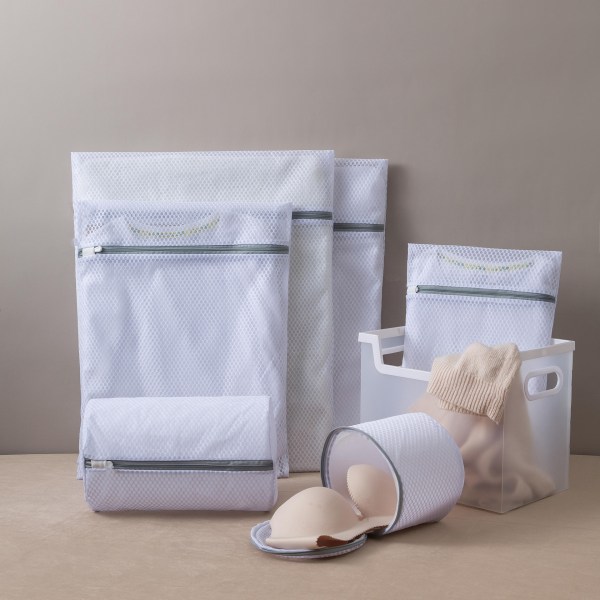 Tykke 120G Mobilnett Anti-Deformasjon Vaskbeskyttelsesposer Undertøy Vaskpose Nett Lomme Small Size 30 * 40cm