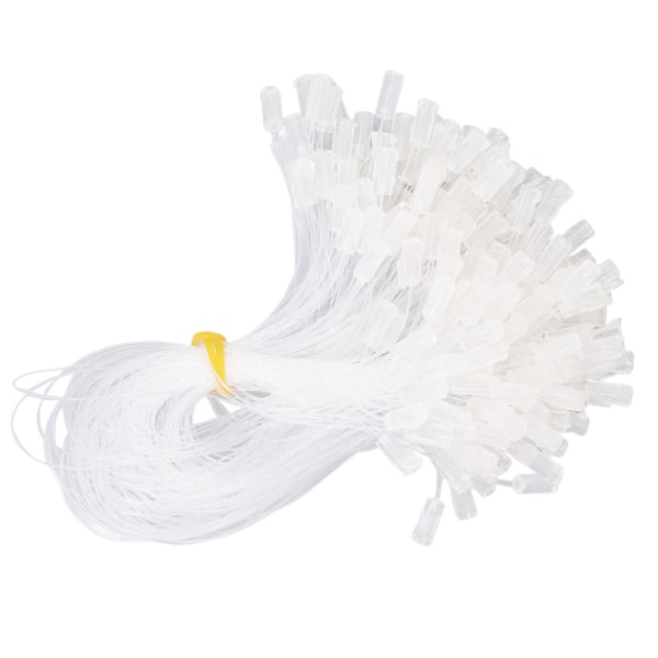 200 stk Usynlig Fiske Line Elastisk Tråd for Hårextensions Transparent Sterk Bonding Hårextensions Fiske Line