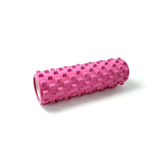 Pilates Rulle Yoga Massage Rulle Træningsrulle Massage Rulle Massage Rulle Yoga Rulle 45cm Wolf Tooth Rose Red