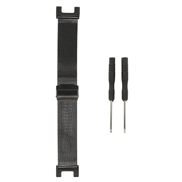 Metal Mesh Urremærke til Smartwatch - Udskiftningsarmbånd til Amazfit TRex Pro (Sort)