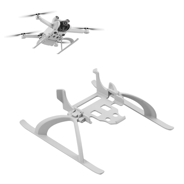 Landing Gear Ben Kompatibel til Mini 3 Pro Drone Foldbar Højde Extension Landingsfødder Sikker Landing Gear Extension