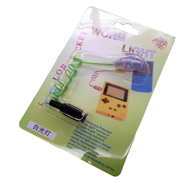 Snake Worm Light Illumination LED-lys til GBC-spilkonsol