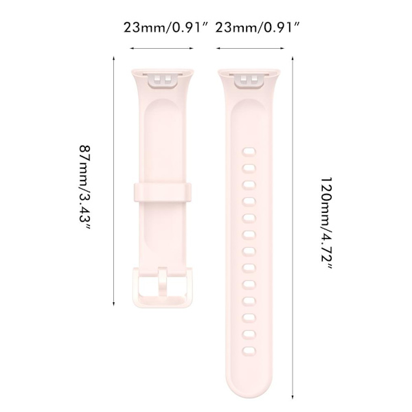 Udskiftningsremme Kompatibel med Xiaomi Mi Band 7 Pro Bløde Silikon Armbånd Åndbare Justerbare Håndledsrem