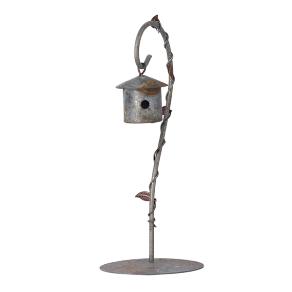 1:12 1:6 Skal Miniatyr Fågelskjul Modell Aluminium Antik Finish Simulering Dukkhus Dekoration