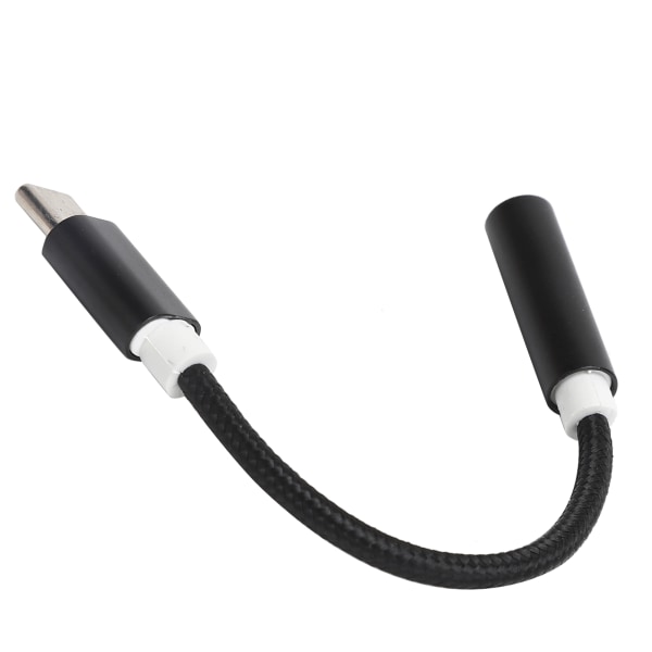 Type C til 3,5 mm Aux Audio Adapter Flettet Audio Headset Adapter til Letv / XiaomiBlack