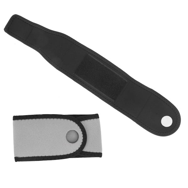 Sports Wristband Håndleddstøtte Stropper Wraps for Sykling Løping Trening Gym Håndbånd Svart Grå