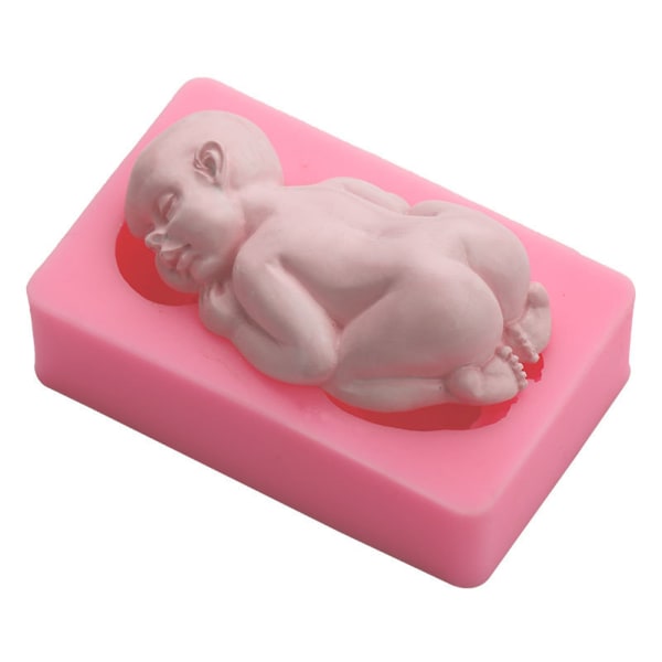 3D Sleeping Baby mold Angel Fondantti molds kakkupäällyksen koristeluun tarvikkeisiin suklaamousselle