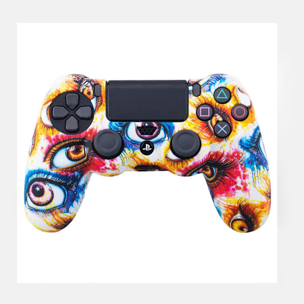 PS4-spelkontroll silikon grepp skyddande fodral
