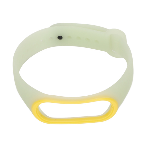 Smartklokke Armbånd Lysende Bånd Silikon Anti-Tapt Erstatningsreim med Porøs Justering for Mi Band 6 5 4 3 NFC