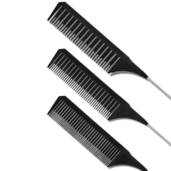 Hårkam, hårfargekam, hårstylingkam for frisørsalong, barbershop og hjem
