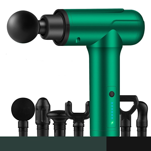 Muskelmassager med LED-laddningsindikator, 6 massagehuvuden