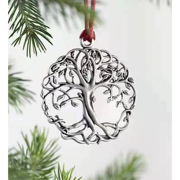 Julgransdekorationer, julhängen, snögubbehängen i metall D