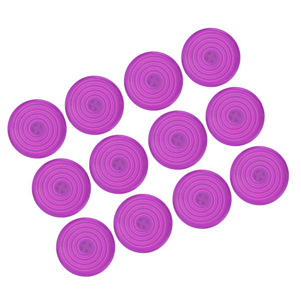 12 stk Arcade-knappdeksler - Erstatning for mekaniske trykknapper for Kailh, Cherry, TTC, Akko, Glorious-brytere - Lilla