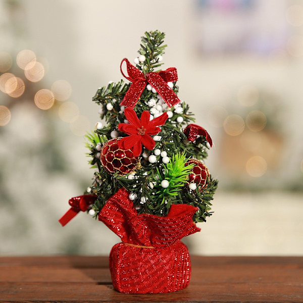 Miniatyr Julgran Dekoration för Skrivbord 20cm A