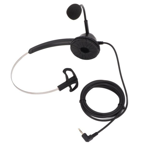 H360‑2.5 Business Headset 2.5mm Datamaskin Hodetelefoner med HD Mikrofon for Call Center Kundeservice Kontor