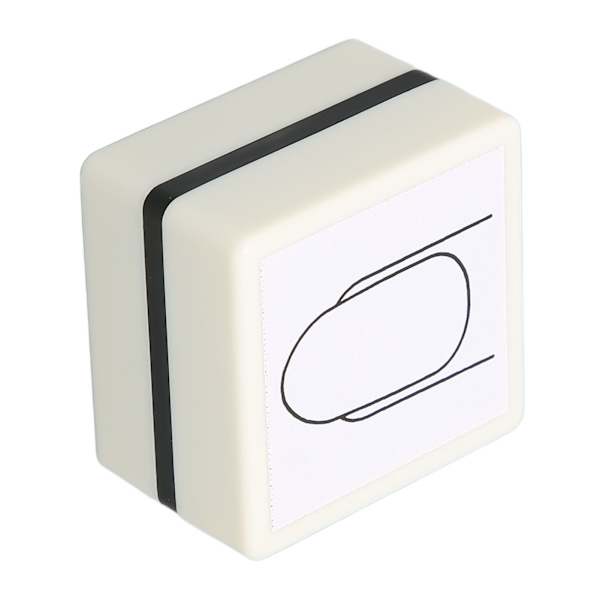 Neglekunst Stempel Håndmalet Neglekunst Øvelse Klare Linjer Manicure Kunst Stempel med Dæksel Spidse Negle