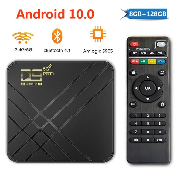 D9 PRO TV Box Set Top Box EU STIKKONTAKT