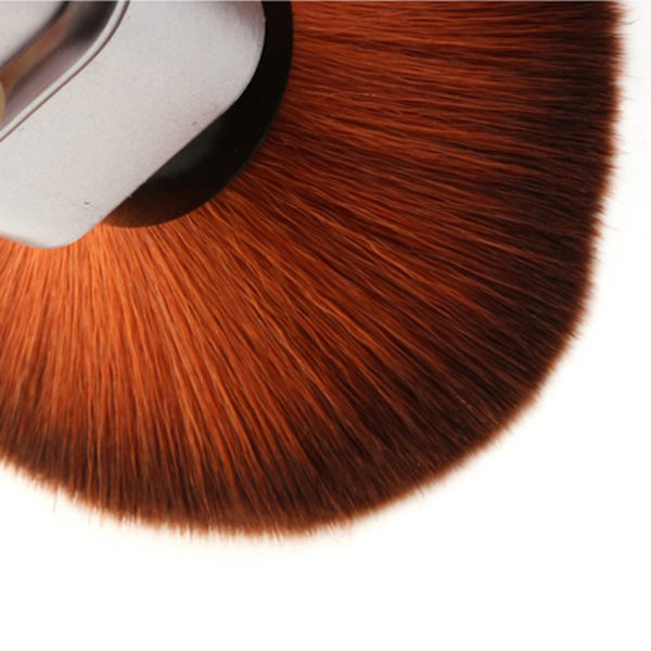 Praktisk Blød Foldbar Makeupbørste Guld