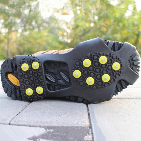 Anti-slip sko - Broderi - Sort M