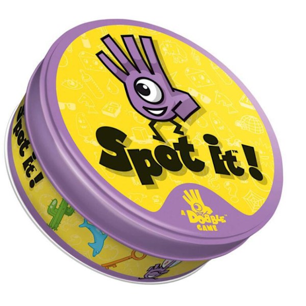 Engelsk kort Spot It-spill doodle finn feil foreldre-barn fest spillkort finn din søster spillkort Purple New Style