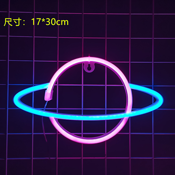 LED Planet Rocket Neonljus - Färgglad Ljusdesign 3