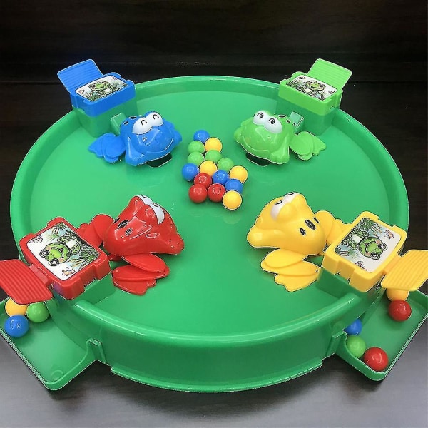Groda Brädspel Leksak Barnleksaker Roliga set Present Hungry Frogs Game Toy green