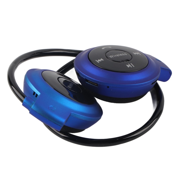 Bluetooth-meluntapoistavat urheilukuulokkeet mikrofonilla iOS- ja Android-laitteille, sininen