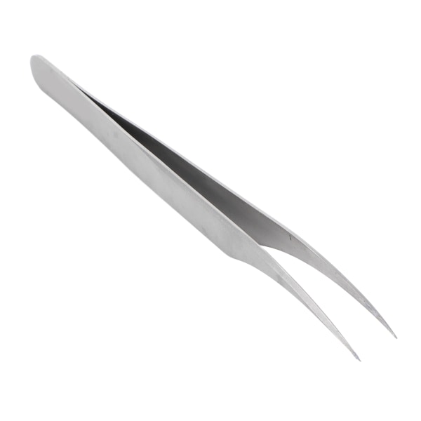 Spikpincett Multifunktionell spets i rostfritt stål Böjd pincett för nail art
