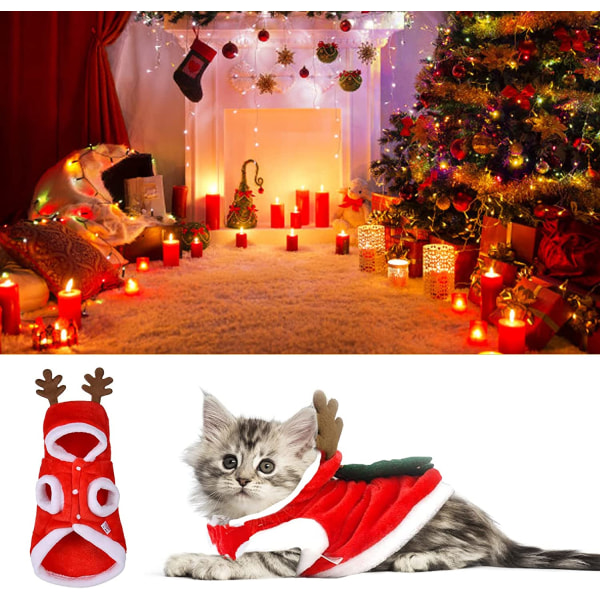 Hunddräkter Jul älgdräkt, Jul hundkläder, Jul kattkläder