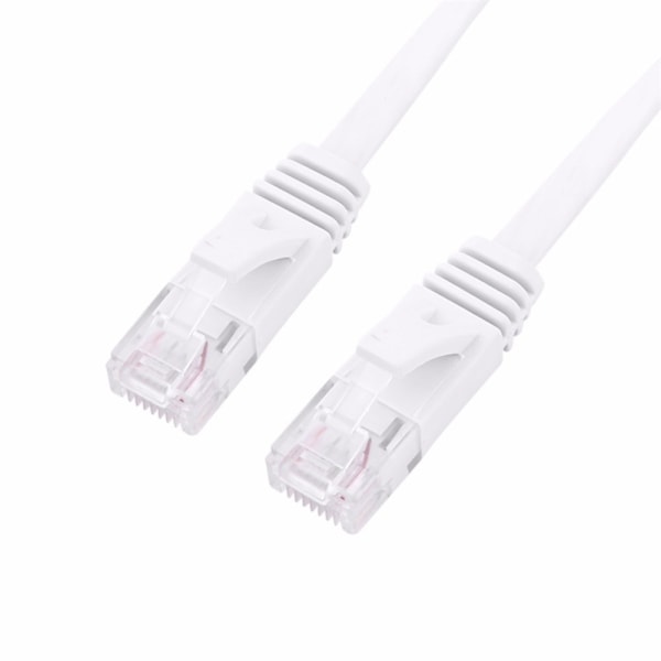 0,5m 1,5m 2m 3m 5m 10m 15m 20m Ethernet-kabel Høyhastighets RJ45 CAT6 Flat Ethernet-nettverk LAN-kabel UTP Patch Ruter Datamaskinkabler