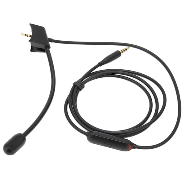 Kabel Boom Mikrofon Støyreduksjon Mikrofon Lydkabel med Dempekontroll for QC35 QC35 II Gaming Hodesett