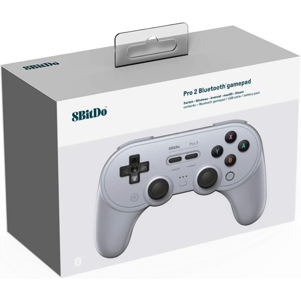 8Bitdo Pro 2 Bluetooth-kontroll för Switch, PC, macOS