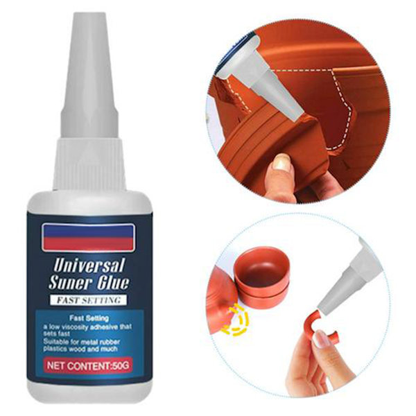 50ml Multifunktionellt Vattentätt Starkt Lim för Reparation av Olika Ytor Metall Keramik Plast Glas Trä