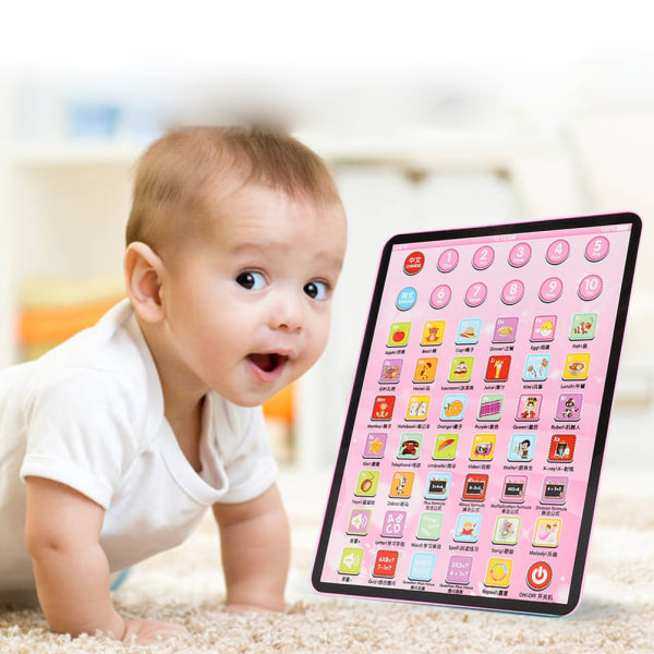 Barnens Touch-Tablett Pad Tidig Inlärningsmaskin Tidig Utbildning Leksaker