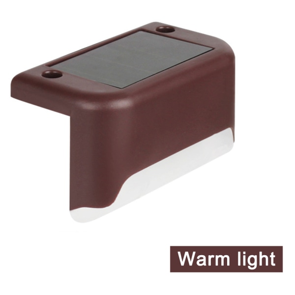 4-pack Solcells LED-lampor för utomhusstaket