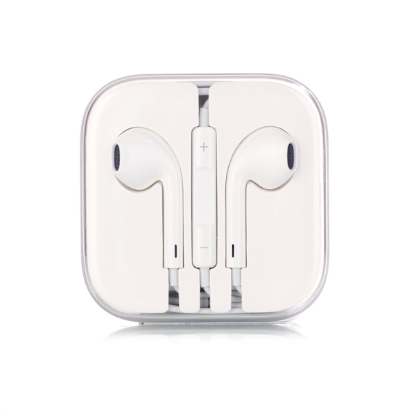 2 stk hvide ledningsforbundne hovedtelefoner med 3,5 mm mikrofon volumenkontrol velegnet til iPhone iPhone 11/11 Pro/11 Max/X/Xs Max/Xr