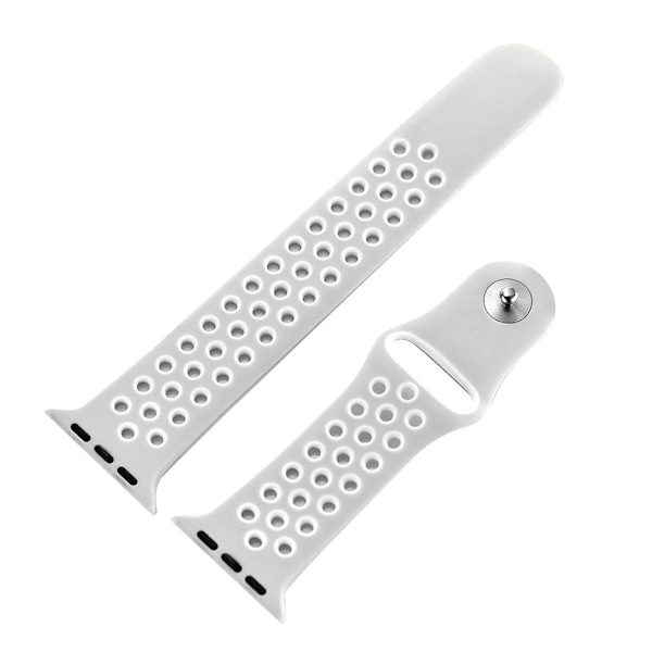 Til Apple Watch 42/44mm L Silikon Sport Urrem Grå