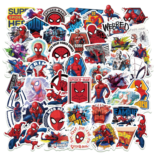 4 Spider-Man-klistremerker- Barneleker The Avengers