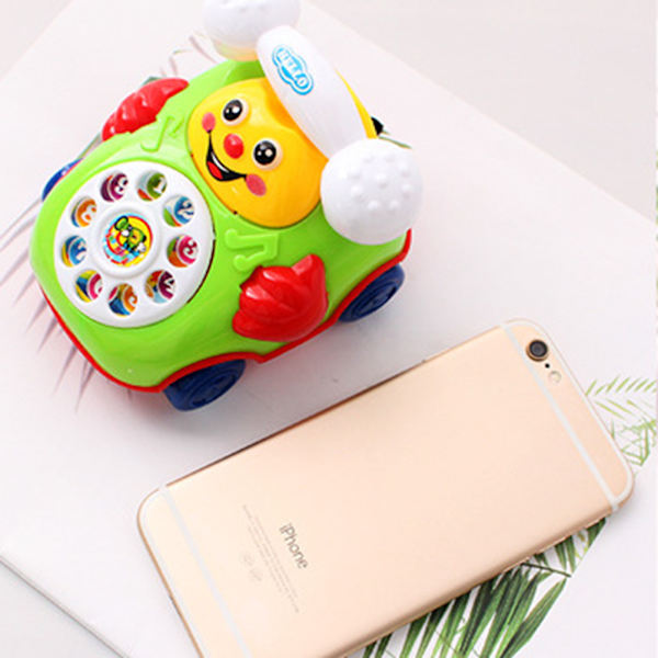 Cartoon Smile Dragtelefon Leksak för Bebis Utbildande Utvecklande Barnpresent Spel
