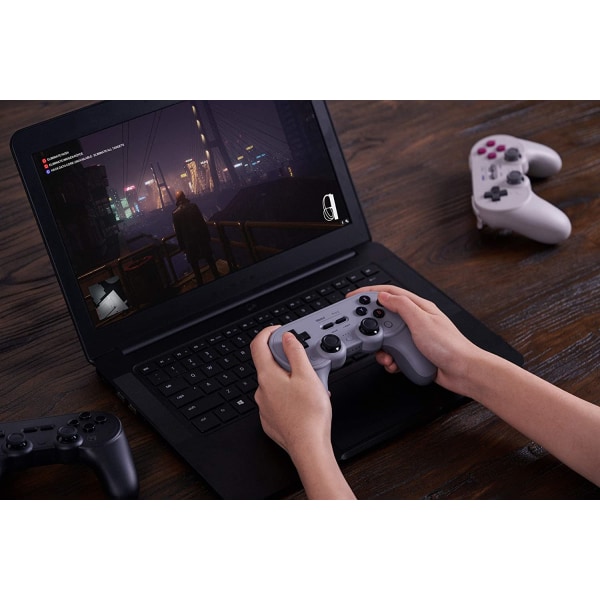 8Bitdo Pro 2 Bluetooth Controller til Switch, PC, macOS