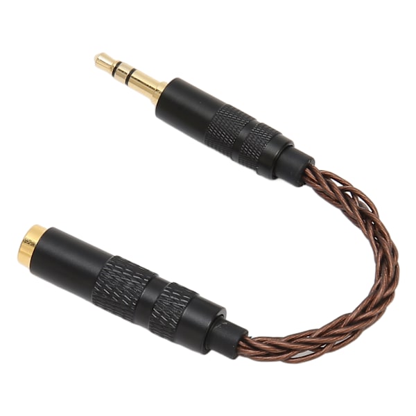 4,4 mm tasapainotettu naaras - 3,5 mm stereo uros -sovitinjohto, kultapinnoitetut liittimet, kannettava kuulokekaapeli, pronssi