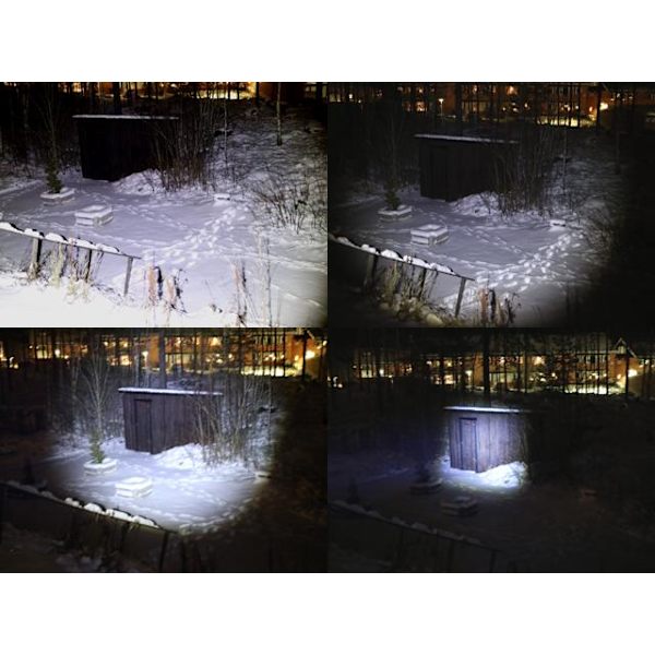 LED-ficklampa Cree 1x XM-L T6 LED 1000 Lumen Zoom H230 Svart